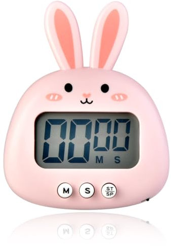 WUSJCOF Temporizador Magnético Digital, 1 Pieza, Cronómetro Digital con Soporte Plegable, Timer Cocina, Adecuado para Cocinar, Hornear, Hacer Deporte, Aprender y para Niños, Cronómetro Reloj y Alarma