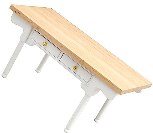 PHENOFICE Puppenhaus Dekoration Holzfarbe Detailgetreu für Sammler Perfektes Zubehör für Wohnzimmer