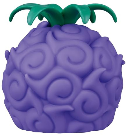 ONE PIECE Teufelsfrucht YAMI von Marshall D. Teach (Barbanera) - Sammlerlampe - Höhe 14 cm - Farbe Violett