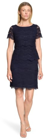 Vera Mont Damen Spitzenkleid Kurzarm