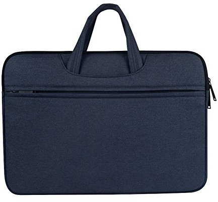 Stoßfestes Laptop Sleeve Hülle Spritzwasserfest Mit Zusätzlichem Stauraum Für Die Meisten Laptops Notebooks Ultrabooks Marine 14