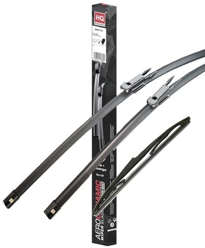 HQ Automotive Wiper Blades for Vauxhall Corsa D (2006-2015) Front Rear Kit, Ad61-623|Hq12D