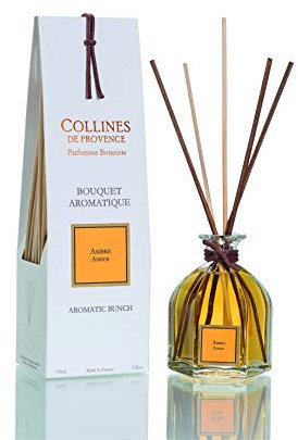 Collines de Provence Bouquet Aromatique 100ml Ambre, Transparent 7cm x 6cm x 23cm