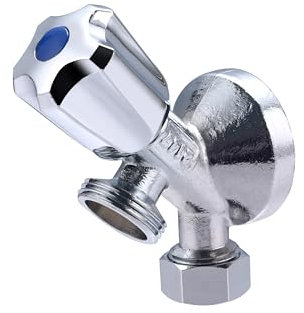 Robinet applique monobloc laiton chromé mâle 15x21 (1/2) - mâle 20x27 (3/4) NOYON & THIEBAULT