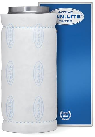 Can-Lite Filtro ai carboni attivi Grow 800 m³ – AKF Ventola per tubi Grow Coltivazione per interni – Filtro antiodore filtro per aria condizionata
