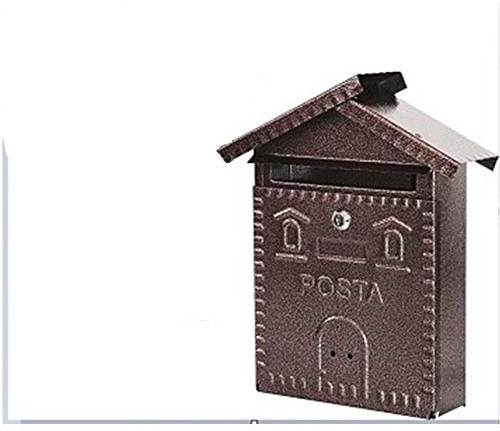cassetta POSTALE FERRO BATTUTO esterno posta feritoia BRONZO MARTELLATO