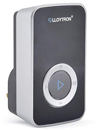 LLOYTRON® MIP System 3 Doorbell Accessory - 32 Melody Plug-in Chime Receiver - Replacement or Additional Receiver for MIP System Transmitter - 200m Wireless Range - Volume Control - B7935BK - Black