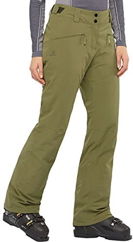 Salomon Damen Edge Pant Hose, Martini Olive, Large