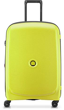 DELSEY PARIS - Belmont Plus - Ausziehbarer großer starrer Koffer - 70x47x33 cm - 87 Liter - M - Chartreuse Green