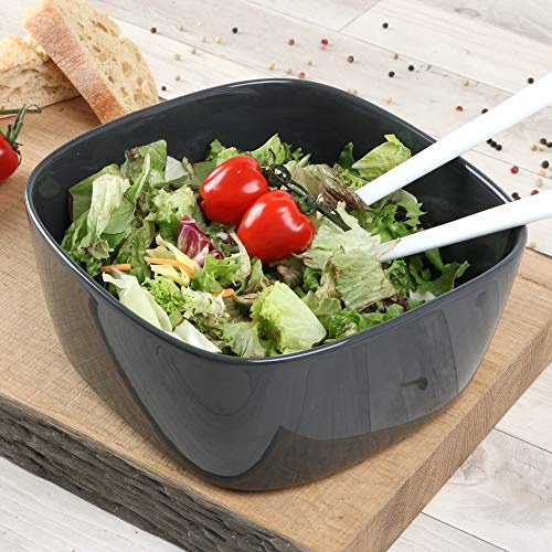 Holst Porzellan SK 522 Porzellan Schale 22,0 x 22,0 x 9,8 cm Skagen, Inhalt 3,0 l, grau