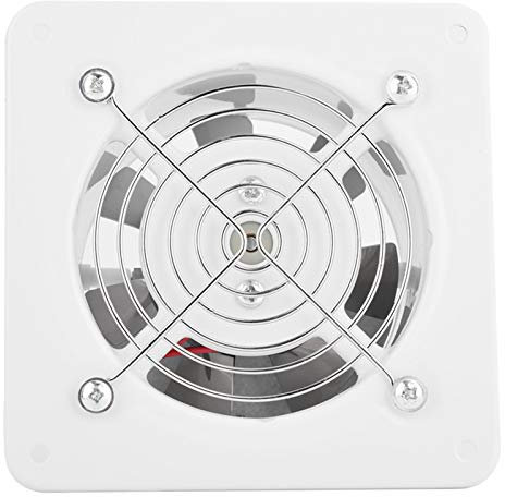 GOTOTOP Ventilador de escape de 4 pulgadas y 25 W montado en la pared, ventilador extractor de bajo ruido para el hogar, baño, cocina, almacén, restaurante, garaje