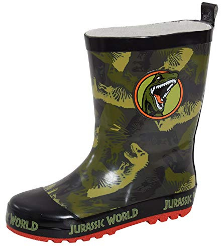 Jurassic World Stivali di gomma da bambino verde EU