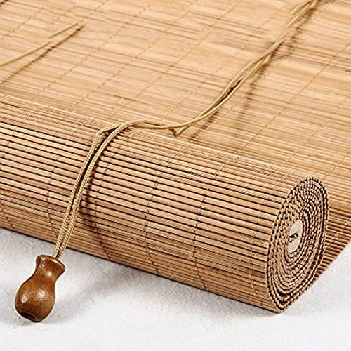JIAOLUN123 Tapparella in Bamboo Tenda a Rullo in bambù Oscurante 65% Filtro Luminoso Cortina di bambù tapparelle Protezione dal Sole e dalla Privacy,Tende Romane per finestre e Porte (60 x 180 cm)