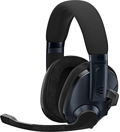 EPOS H3Pro Hybrid PC Gaming Headset mit Mikrofon - Geräuschunterdrückung - Anpassbar - Smart Button Audio Mixing als Bluetooth Kopfhörer und Gaming Suite Surround Sound Windows 10 (Schwarz), Black