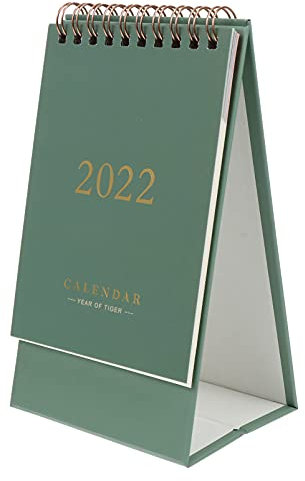 TOYANDONA 1stk Tischkalender 2022 Täglicher Tischkalender Schulplaner-aufkleber Tischkalender 2023 Stehender Kalender Mini-desktop-kalender 2022 Monatlich Papier Anmerkungen Muschelschale