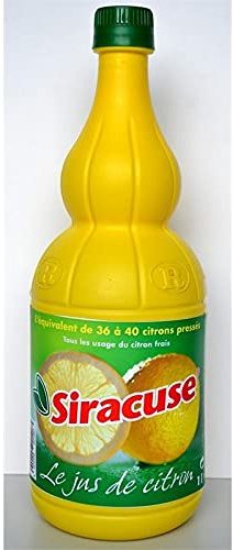 SIRACUSE - Jus De Citron 1L - Lot De 3