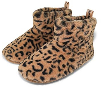 flip*flop Damen shortyeti Leo Hausschuh, Brown Sugar, 40 EU