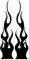 Sticker Aufkleber Flammen,Asudaro Motorradhelm Flamme Aufkleber Selbstklebend Auto Rennsport Sportstreifen Aufkleber Racing Aufkleber Abziehbild Auto PVC Aufkleber für Auto Truck SUV Skateboard,20cm