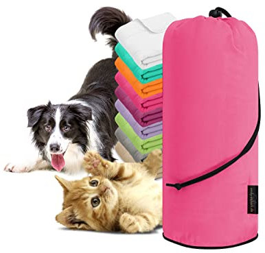 Emily´s Check Tierdecke Hundedecke Katzendecke universell einsetzbar 1585.2313, 135 x 200 cm, rosa