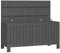 vidaXL Gartentruhe, Gartenmöbel Kiste mit Deckel, Gartenbox Auflagenbox für Garten Terrasse Balkon, Aufbewahrungsbox Kissenbox, Grau Massivholz Kiefer