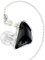 BASN Bmaster 2-Pin Triple Drivers in Ear Monitor Headphone with Two Detachable Cables Fit in Ear Suitable for Audio Engineer, Musician (Black)