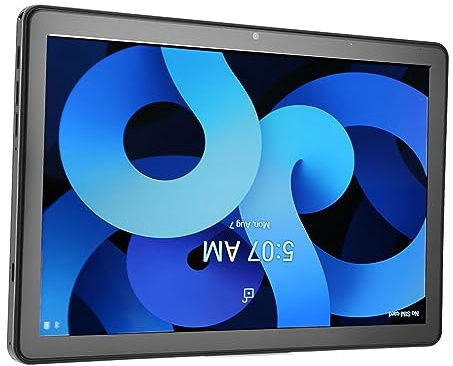 Tableta Android de 10 Pulgadas 2KHD para 12GB RAM 512GB ROM, CPU MTK6762 Octa Core, Tableta Portátil 4G LTE, con Cámara de 16MP, Batería Grande de 11200mAh (Grey)