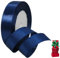 Navy Blue Ribbon 20mm Satin Ribbons for Gift Wrapping,22m Wrapping Ribbon Balloon Ribbon Cake Ribbon Silk Thick Ribbon Blue for Crafting,Hair Bows,Bouquets,Party,Cake Decorations,Union Jack British
