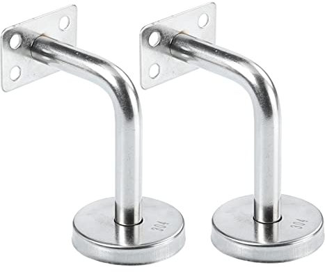 BESTonZON Handlaufhalterungssatz Aus Edelstahl Geländerhalterungen Wandmontage Handlaufteile Für Treppen Home Office