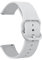 Tobfit Ersatz Uhrenarmbänder Silikon 22mm,Uhrenarmband mit Schnellverschluss Ersatzbänder Watch Straps,Uhren Zubehör Uhrenarmbänder Watch Band für Damen Herren(22mm,Silber grau)