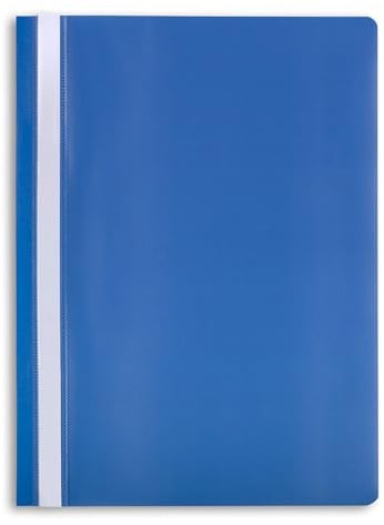 itenga Schnellhefter A4 Plastik stabil PP Kunststoff Sicht Hefter Mappe TÜRKIS genarbt 1 Stück (blau)