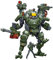 HiPlay JoyToy Mecha Robot Collectible Figure: God of War 86-II 04 Mech 1:25 Scale Action Figures JT6229