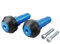 SKINII Frame Sliders Sturzschutz Motor Sturzpads Für 701 Für Supermoto Für Enduro 2016 2017 2018 2019 2020 2021 2022 Fallen Protector Crash Pads Sturzpads Motorrad(Blau)
