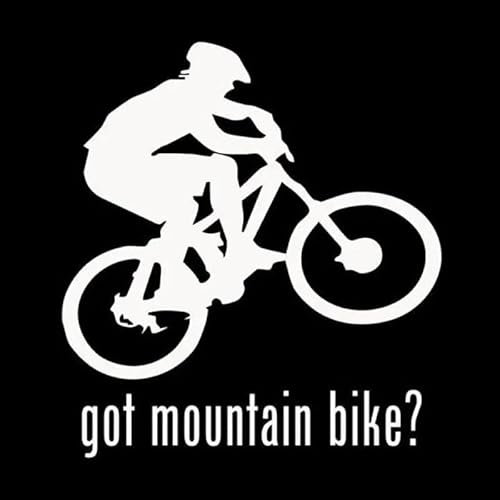 JIFENLI Autoaufkleber 13,5 cm * 15 cm Got Mountainbike Vinyl Creative Movement Fenster Aufkleber