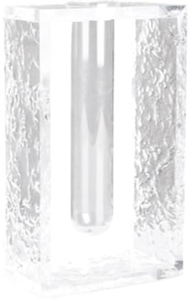 Pavewood Einfache, Moderne Transparente Vase, Wohnzimmer, BüRo, Dekoration, Blumenarrangement, Hydrokultur-BehäLter, Vase, Kunsthandwerk-B