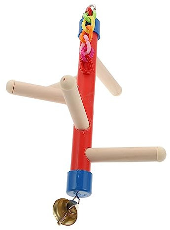 COLLBATH Beißspielzeug Für Vögel Kreativer Holzstab Mit Für Papageien