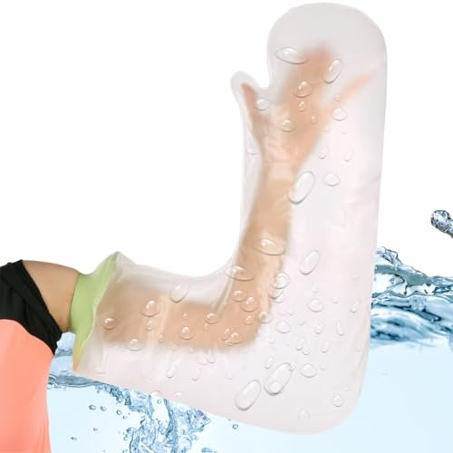 INN Gipsschutz für Erwachsene, kompletter Arm | Gipsabdeckung für Dusche Pool aus Silikon | Schutzhülle für Wunden, Gips, Verbrennungen, Tattoos