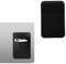 Tabanz Adhesive Pouch for Laptop 2-Pocket Portable Hard Drive Sleeve External SSD Holder Stick on Laptop Organizer Storage Case for Magic Mouse USB Cables Earphones(Black)