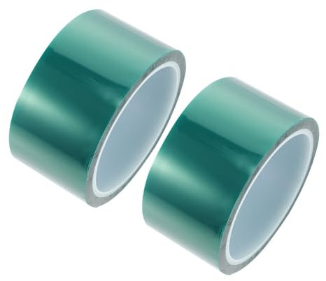 TOPBATHY 2rollen Hitzebeständiges Klebeband Für Epoxidharz Wärmeleitklebeband Für Harzarbeiten Schutz Vor Tropfen Und Füllungen Ohne Klebereste Für Isolierung Und Hochtemperaturschutz