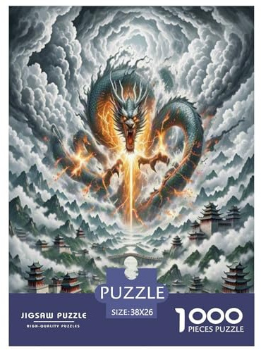 The Drachen1000 Piece Jigsaw Puzzles for Adults Family Game Challenging Home Decors Great Gift Idea38x26cm/1000pcs