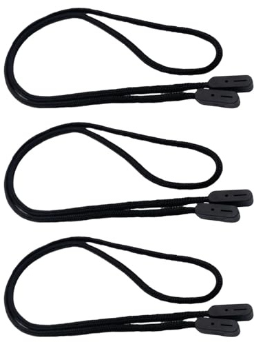 YUNHOLO 3pcs Secure Glasses Cord, Universal Eyeglass Strap Chains Cord, Sports Glasses Strap Anti Slip Protection, Non-slip Eyewear Retainers Neck Holder Cord Lanyard for Adult Kids