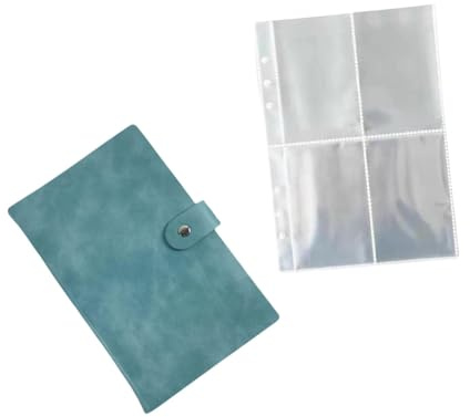 LOVIVER 20 Pieces Seed Storage Container, Organizer Binder Samples Bags Keeper, Jewelry Earrings Storage, Simple Small Garden Seed Saver Packets for Flowers Vegetable Plants, 7.48x9.28 inch, Green