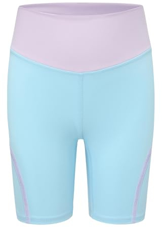 SEAUR Cuissard de Sport Fille - Short Cycliste Extensible Respirant Séchage Rapide - Legging Court pour Danse Yoga Gym Enfant 4-13 Ans