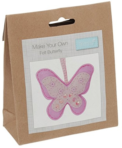 Trimits Felt Decoration Kits, 12 x 10cm, Butterfly