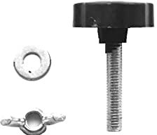 2 x Fittings for Garden Swing canopy frame Small Plastic & metal screw fittings (Black)