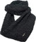 Eisglut Damen Miriam Loop, schwarz, 70x28