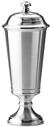 Röders Zinn Pokal mit Knopfdeckel 23,0 cm
