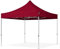 TOOLPORT Faltzelt Professional 3x3 m ohne Seitenteile Faltpavillon ALU Pavillon Partyzelt in rot