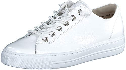 Paul Green Sneaker 4081-011, Lack/Brush, Weiß, Damen EU 9/43