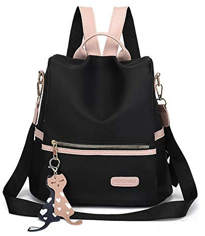 AoHao Mädchen 1 Rucksack, Schwarz