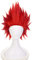 HIROAKIYA Red Riot Eijiro Kirishima Wig, MHA My Hero Academia Red Riot Eijiro Kirishima Cosplay Wig with Wig Cap